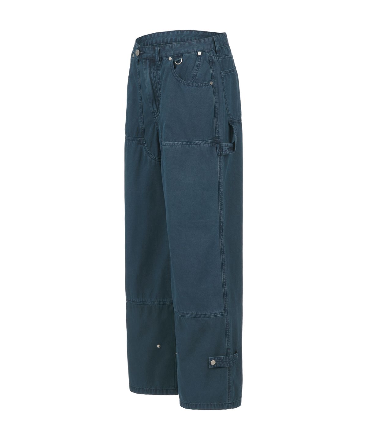 더바이닐하우스(THEVINYLHOUSE) DYED DOUBLE KNEE PANTS BLUE (VH2DSUPA10A)