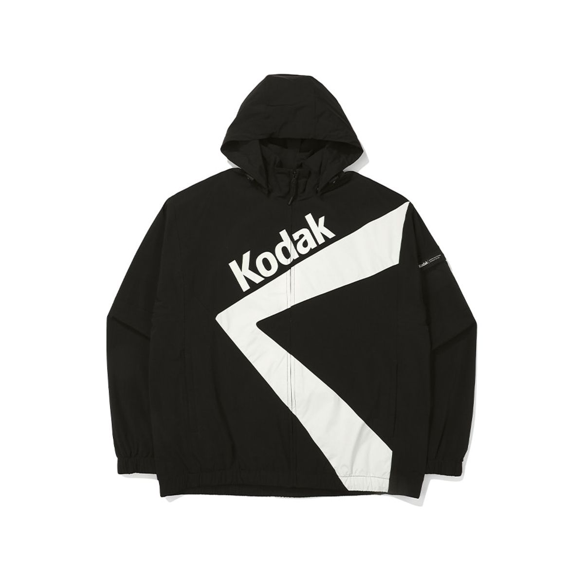 코닥(KODAK) 케이 후드 긴팔 자켓 BLACK