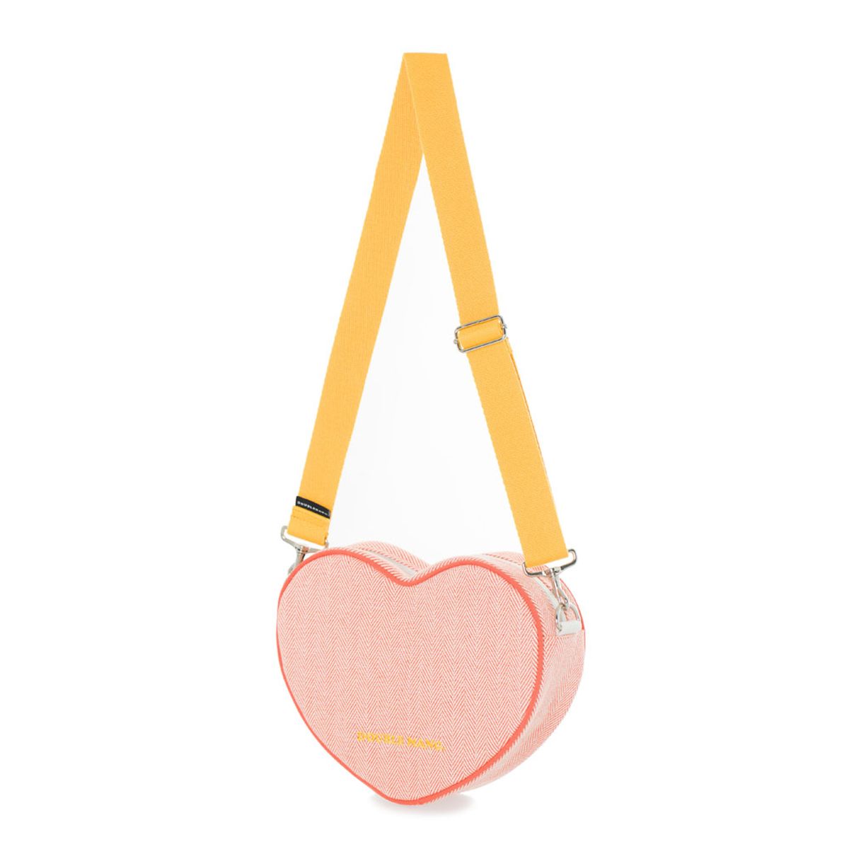 더블낭(DOUBLE NANG) HEART BAG (HERRINGBONE OR)