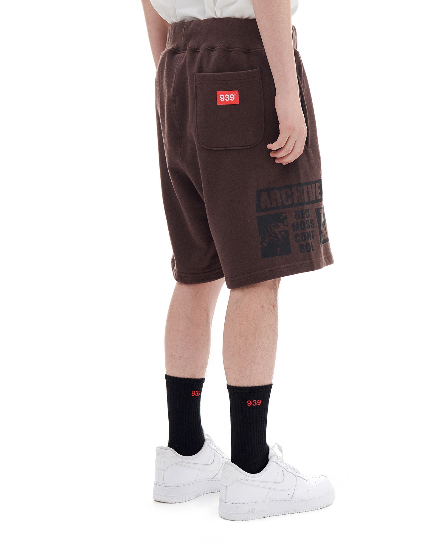 ◆ARCHIVE BOLD◆ CONTROL THE JUNGLE SWEAT SHORTS BROWN AB23S e6730d4e81db1cc91a701f5eb10056