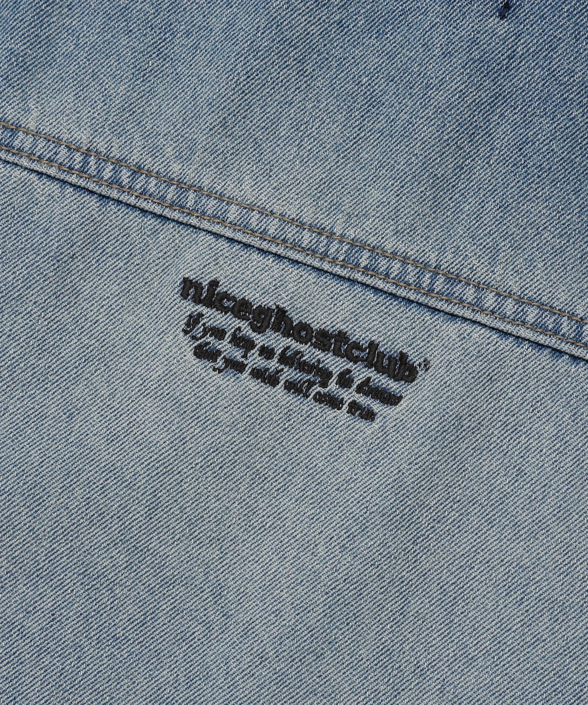 나이스고스트클럽(NICEGHOSTCLUB) DENIM PULL OVER JACKET_BLUE(NG2DSUD122A)