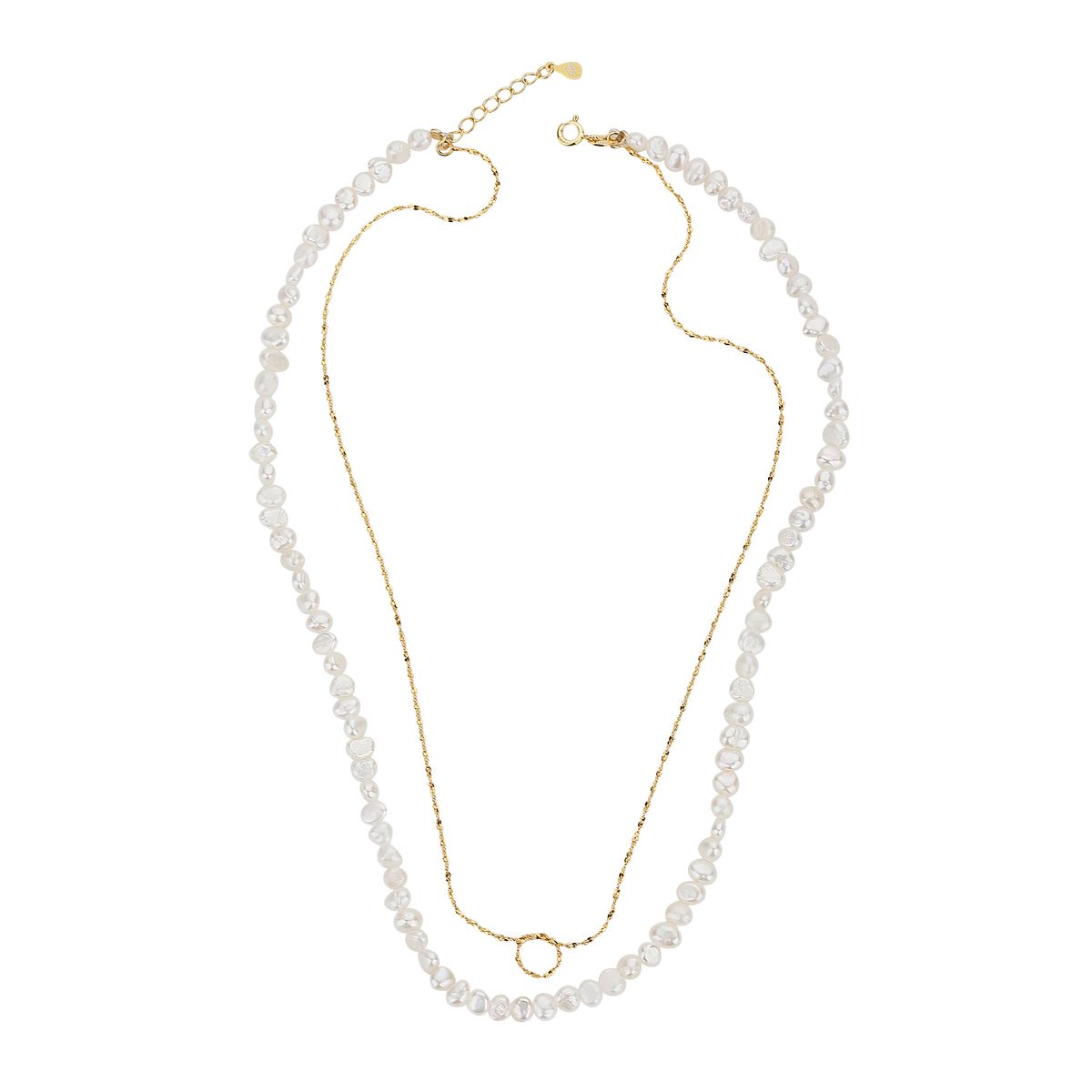 챠미(CHARMY) 18K,실버925 러브 레이어드 목걸이