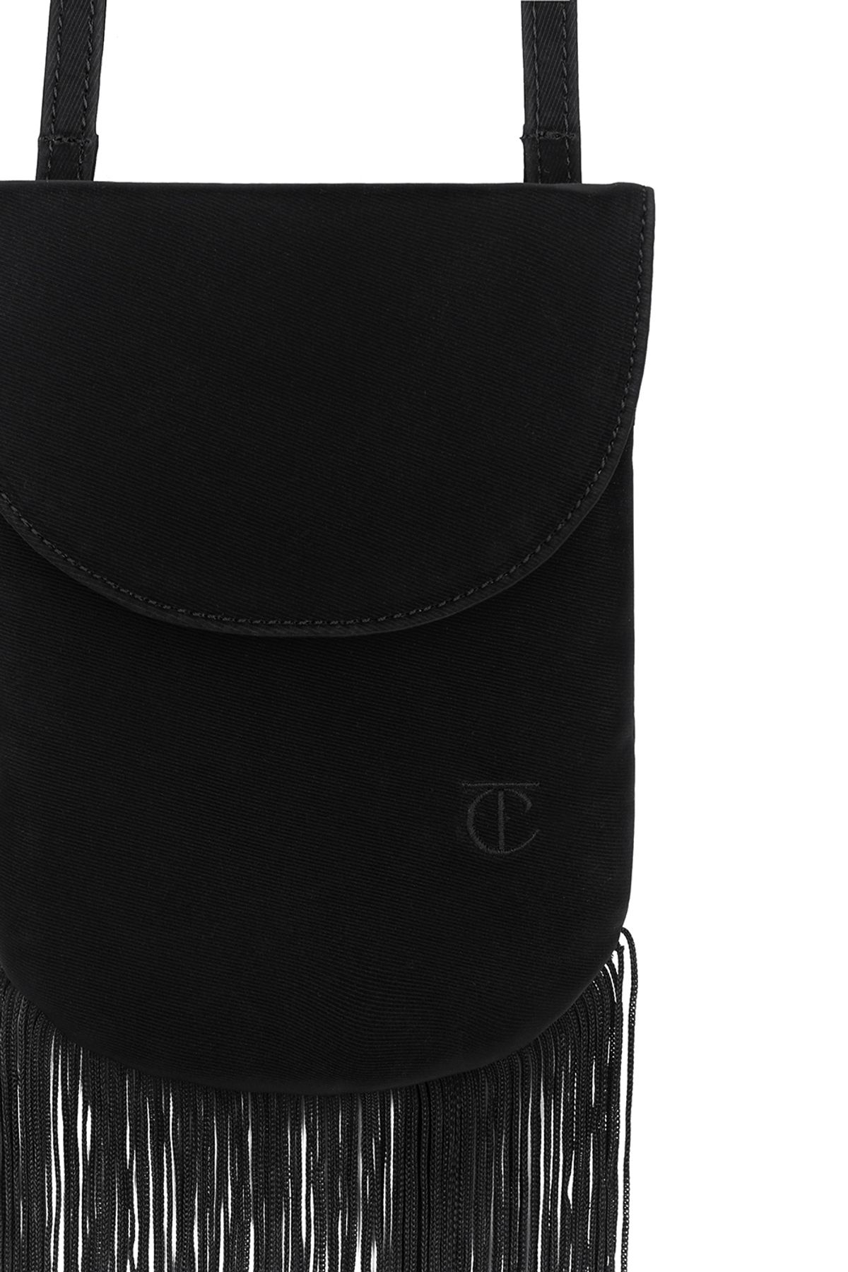 커렌트(CURRENT) WESTERN FRINGE MINI BAG [BLACK]