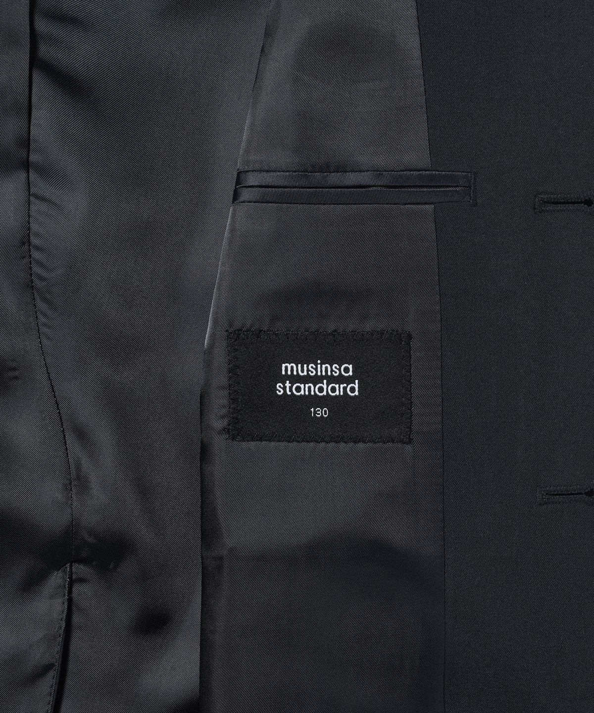 무신사 스탠다드 키즈(MUSINSA STANDARD KIDS) 베이식 블레이저 [블랙]