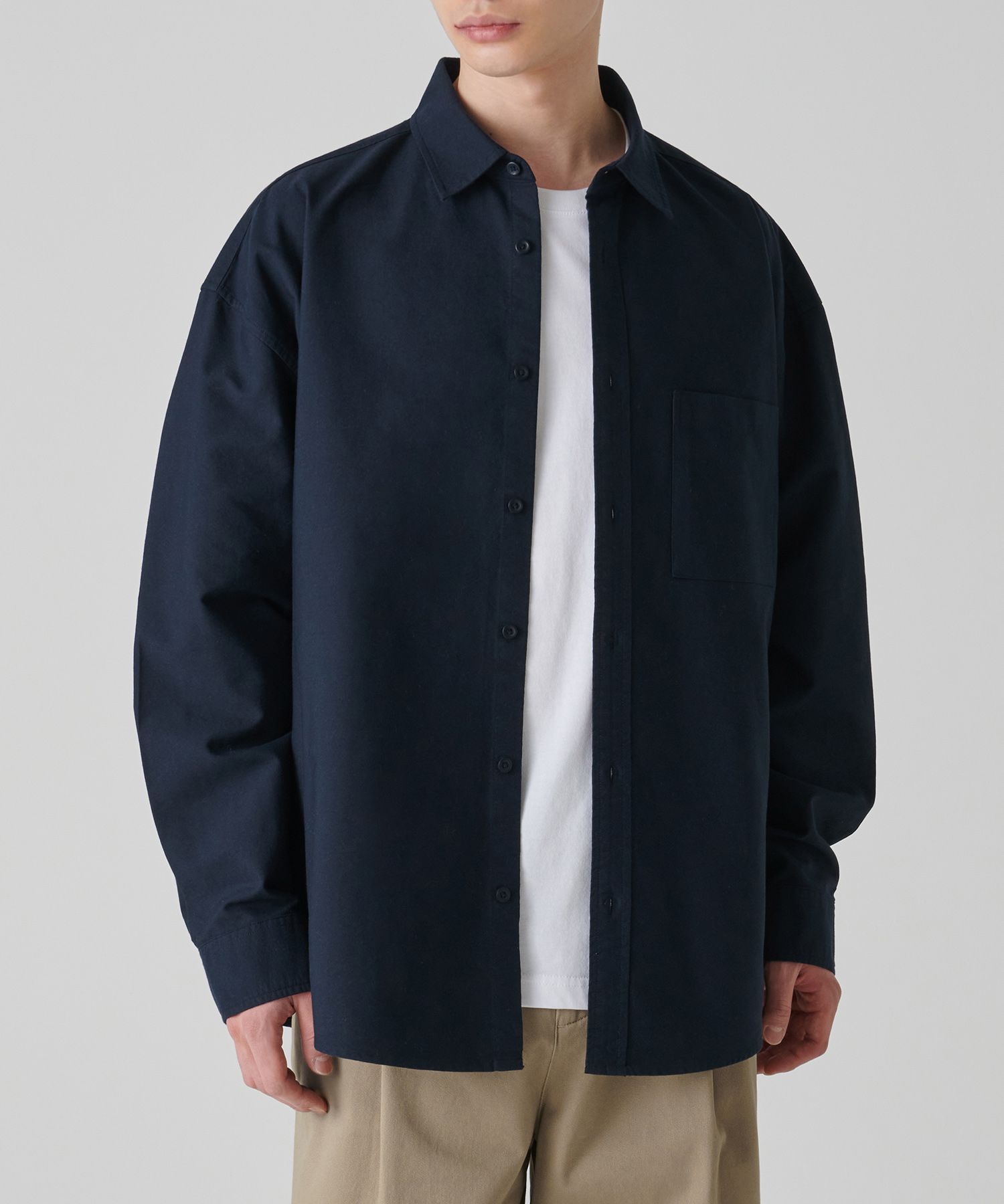 ★MUSINSA STANDARD★ Heavyweight oversized oxford shirt crea MUSINSA | MUSINSA STANDARD HEAVYWEIGHT OVERSIZED OXFORD