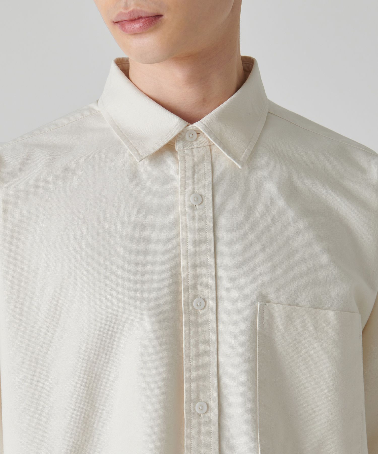 ★MUSINSA STANDARD★ Oversized corduroy shirt cream MMBSH701 MUSINSA | MUSINSA STANDARD Oversized Corduroy Shirt [Cream]