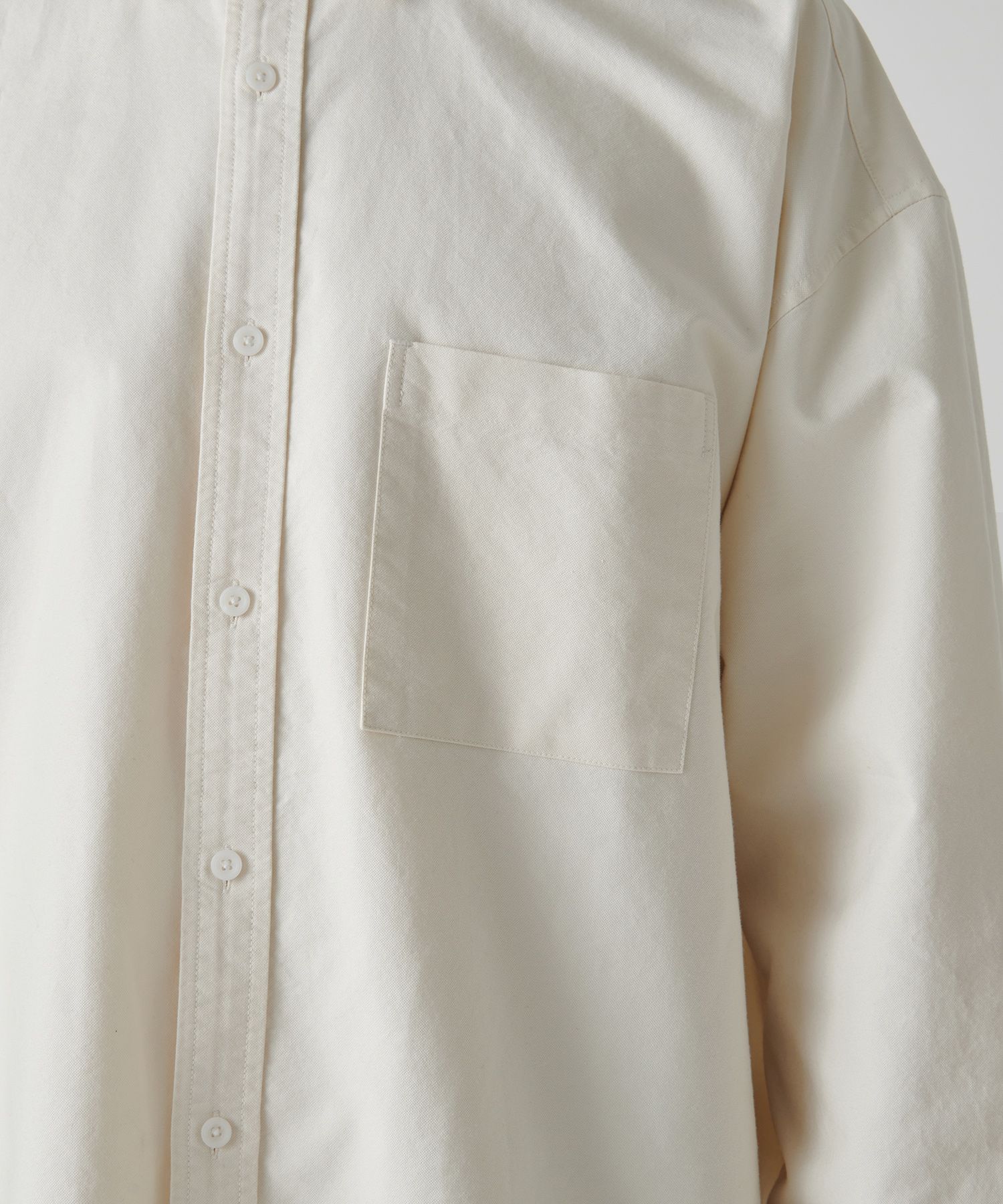 ★MUSINSA STANDARD★ Heavyweight oversized oxford shirt crea MUSINSA | MUSINSA STANDARD Oversized Oxford Shirt [Cream]