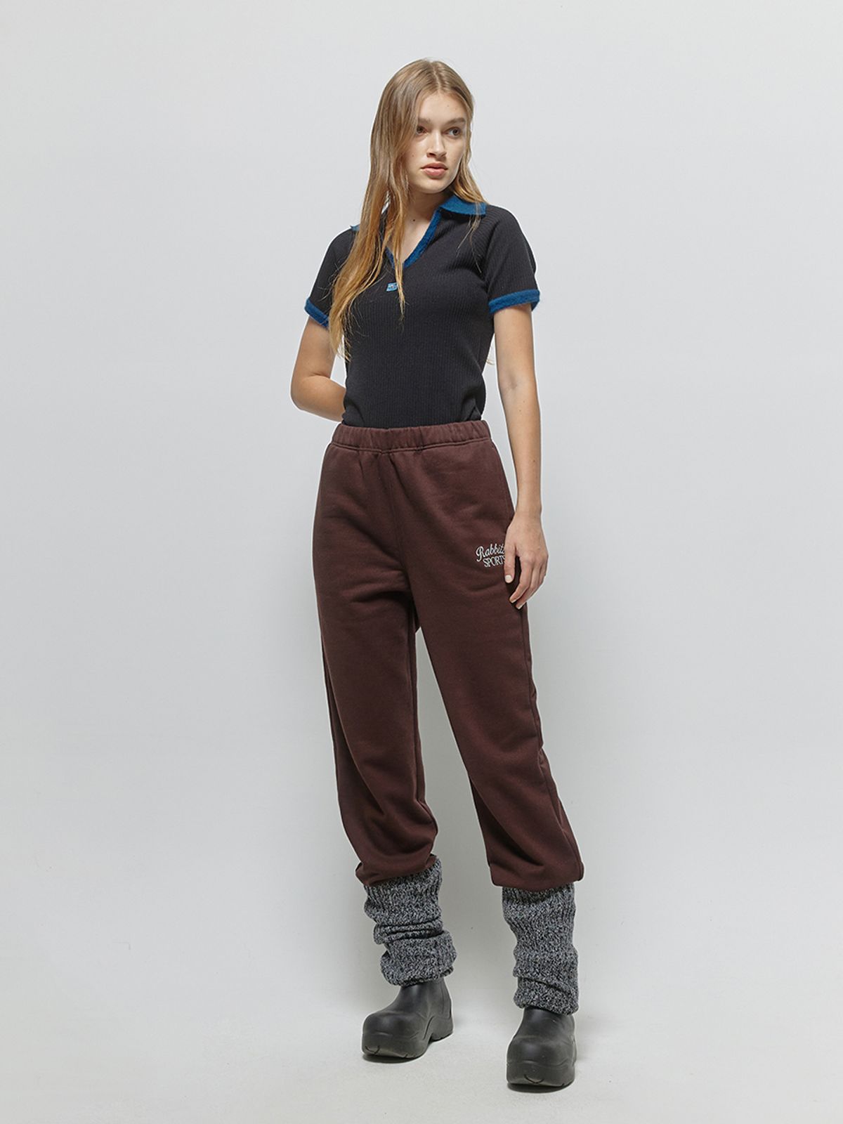 래비티 스포츠(RABBITTI SPORTS) RB Sports Sweatpants Brown