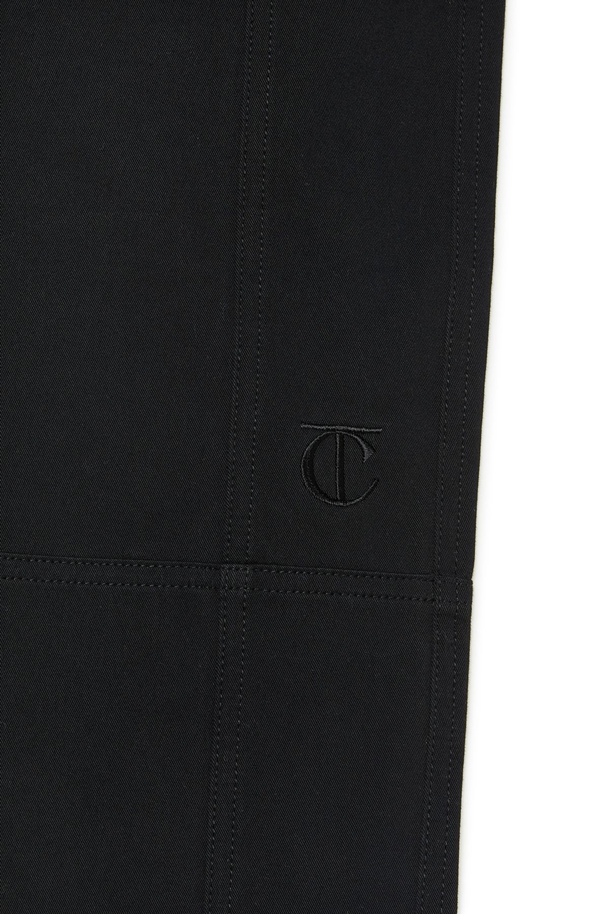 커렌트(CURRENT) STRAIGHT COTTON PANTS [BLACK]