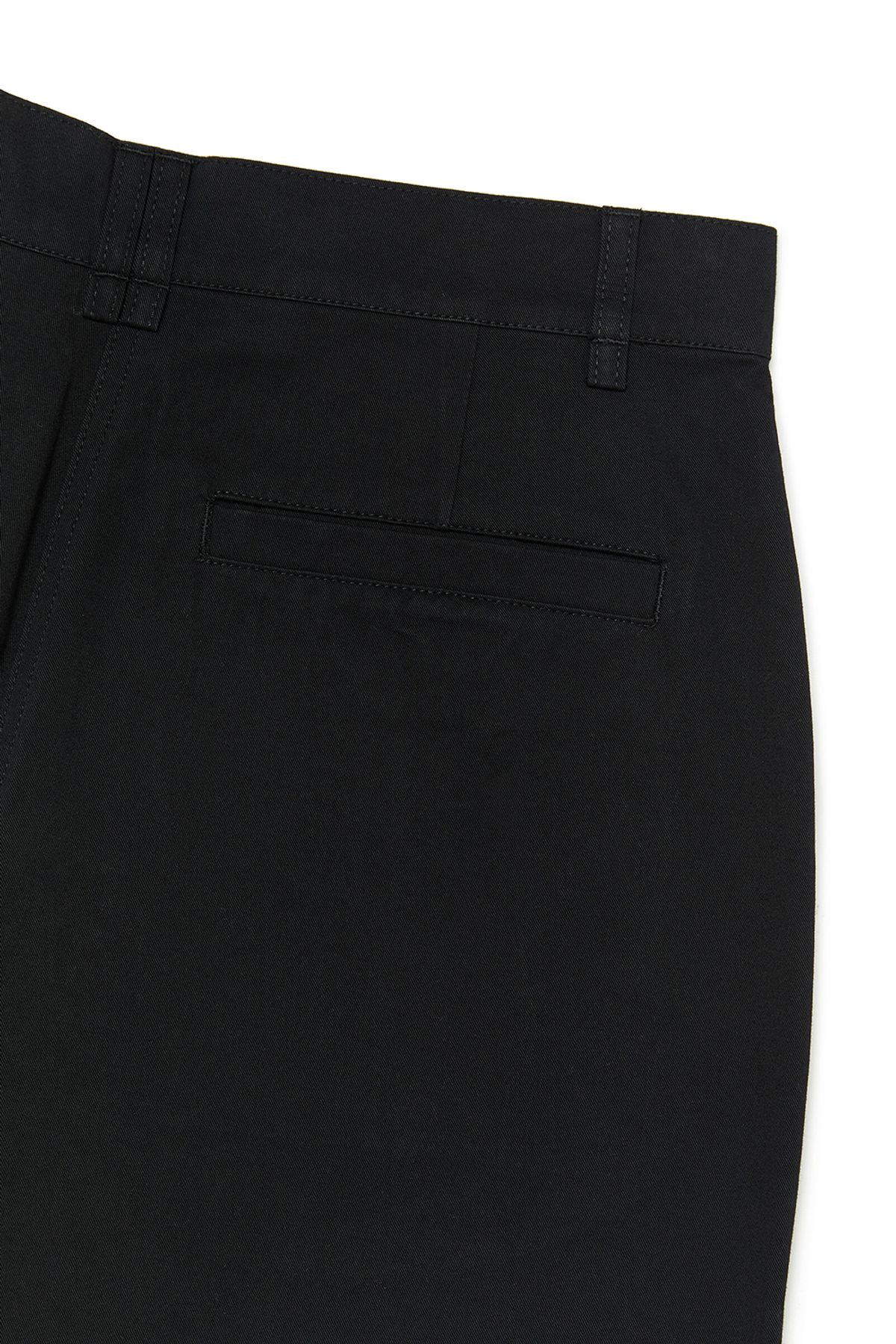 커렌트(CURRENT) STRAIGHT COTTON PANTS [BLACK]