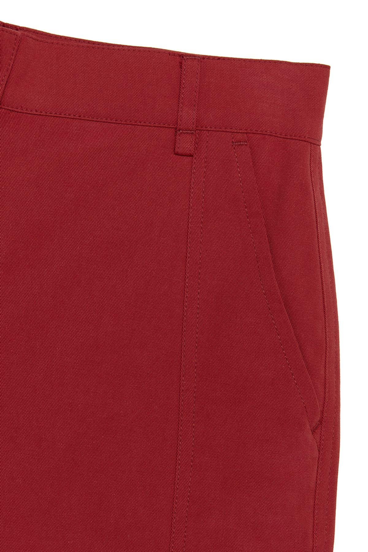 커렌트(CURRENT) STRAIGHT COTTON PANTS [RED]