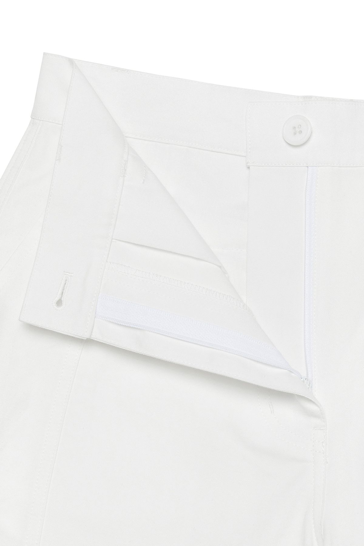 커렌트(CURRENT) STRAIGHT COTTON PANTS [WHITE]