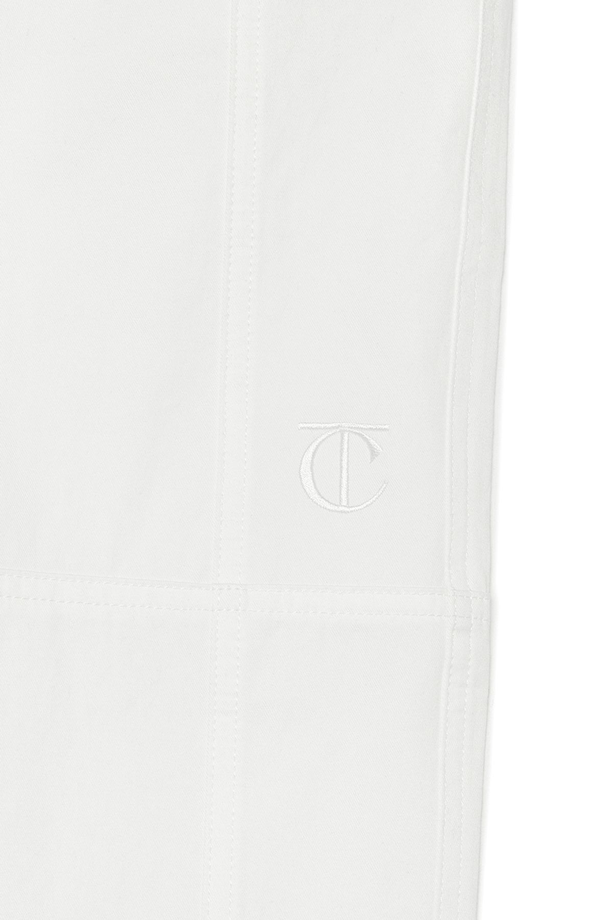 커렌트(CURRENT) STRAIGHT COTTON PANTS [WHITE]