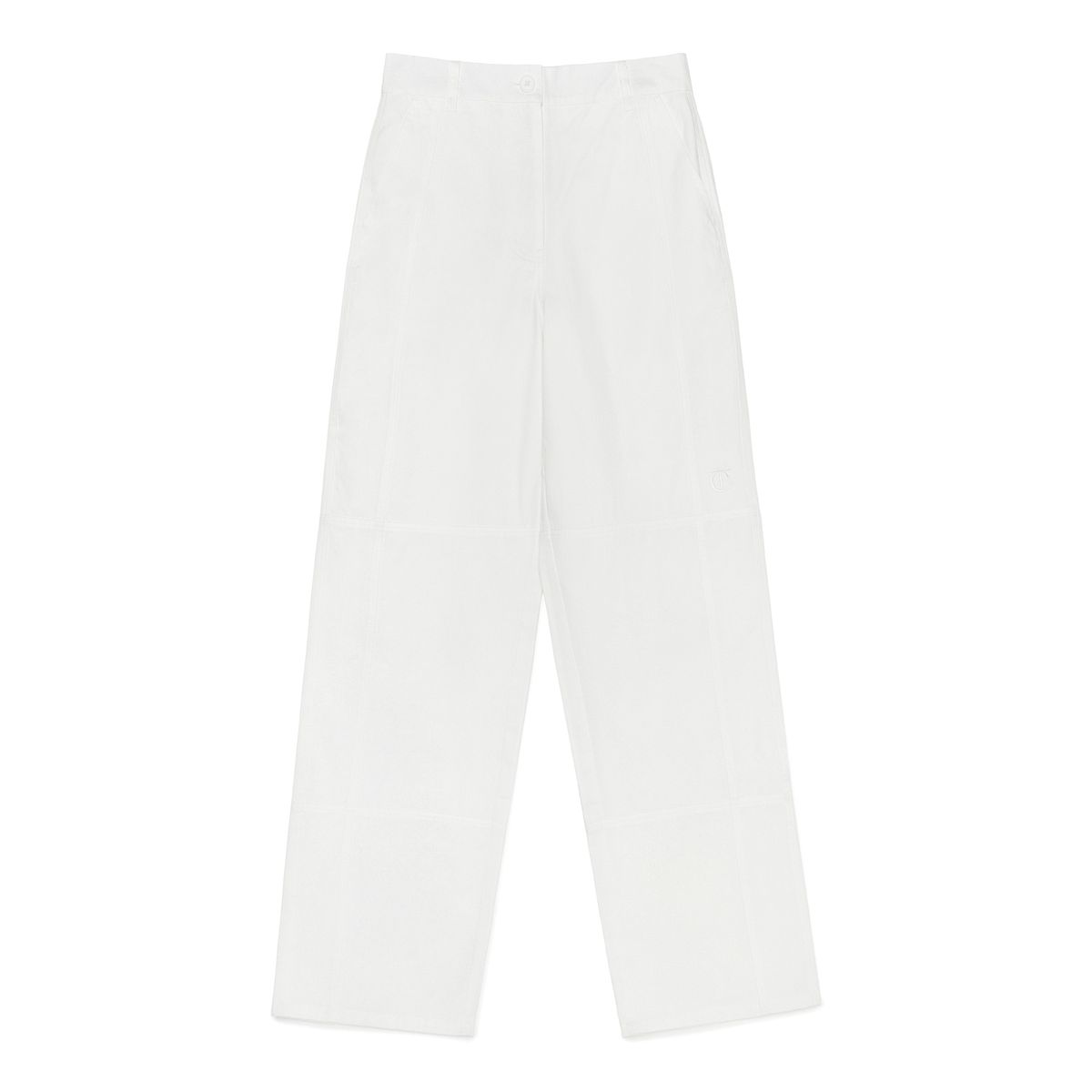 커렌트(CURRENT) STRAIGHT COTTON PANTS [WHITE]