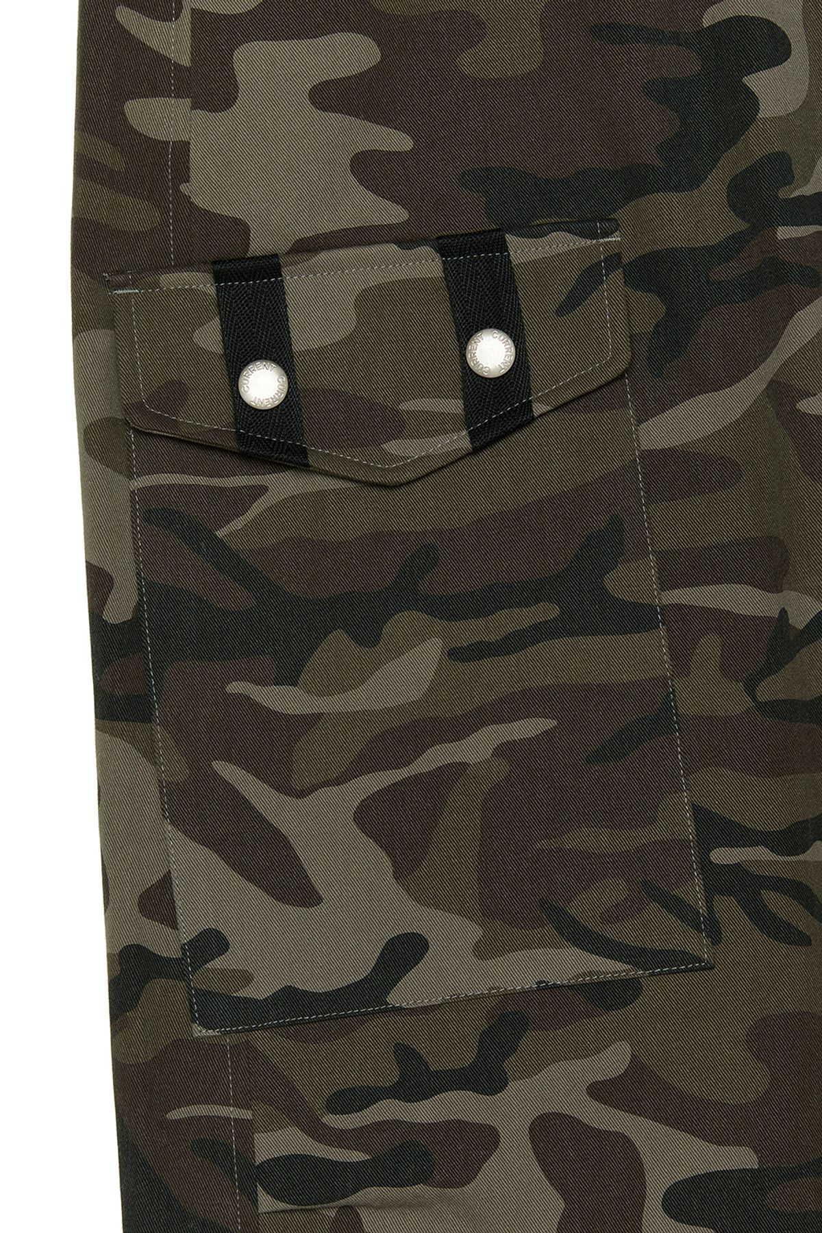 커렌트(CURRENT) CARGO DETAIL LONG SKIRT [KHAKI]