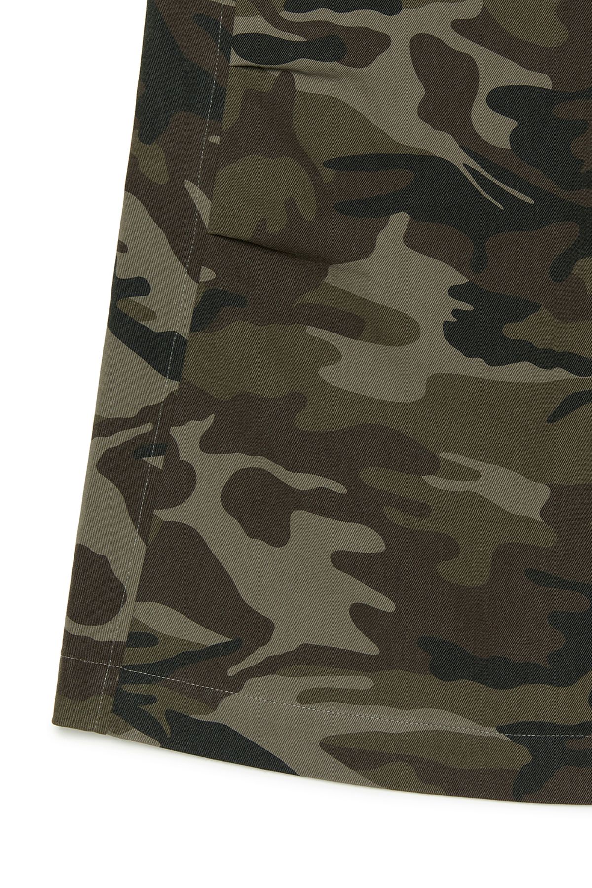 커렌트(CURRENT) CARGO DETAIL LONG SKIRT [KHAKI]
