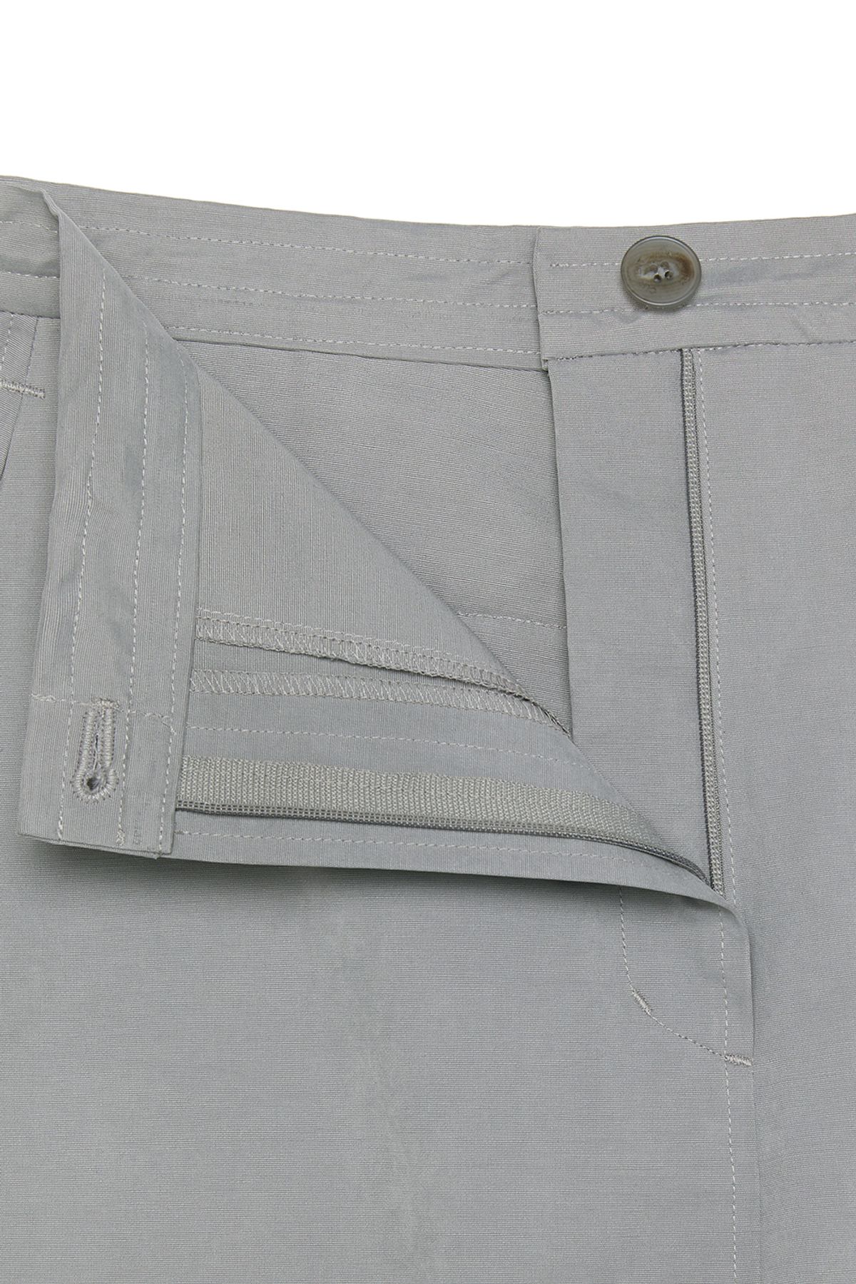 커렌트(CURRENT) CARGO DETAIL LONG SKIRT [GREY]
