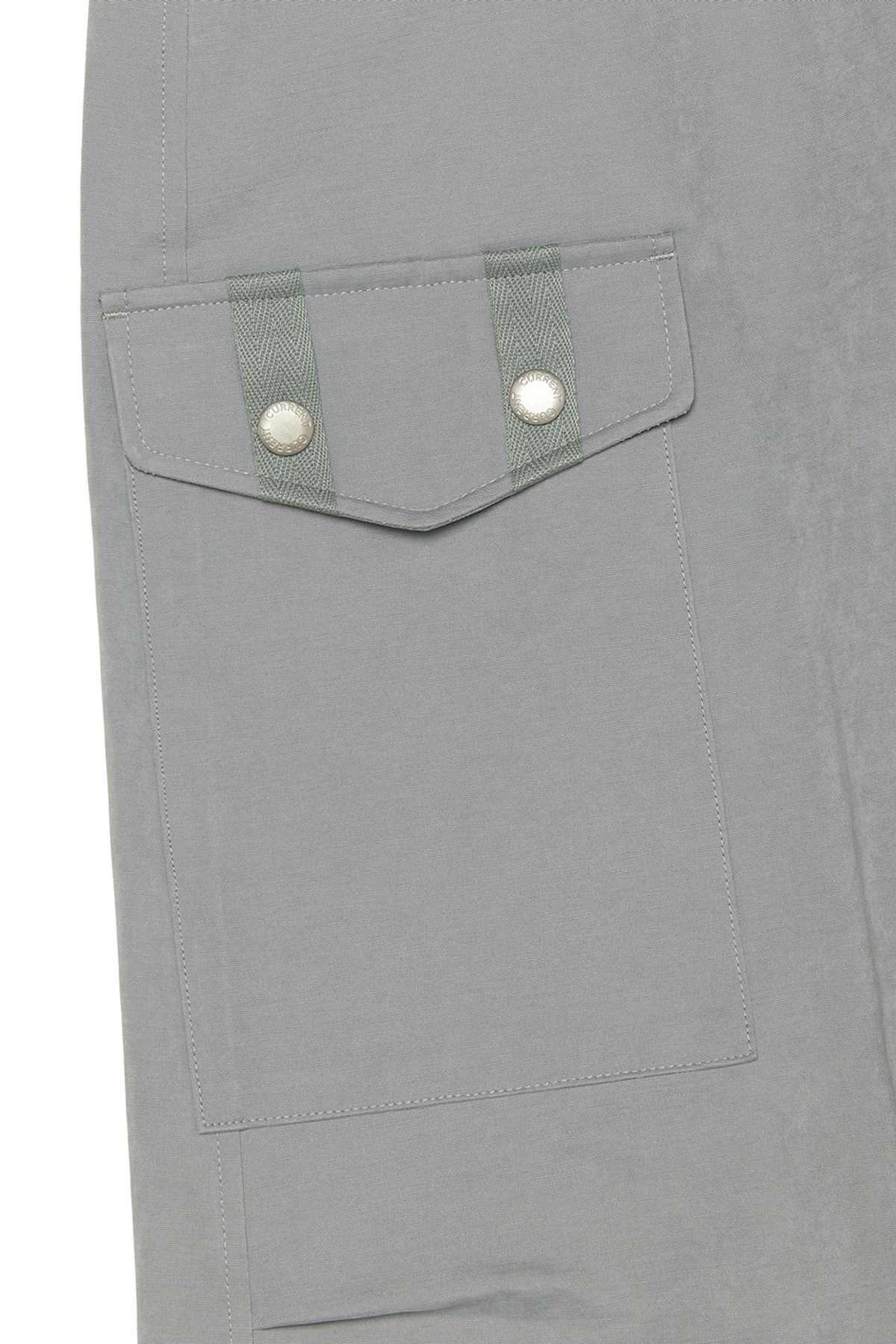 커렌트(CURRENT) CARGO DETAIL LONG SKIRT [GREY]