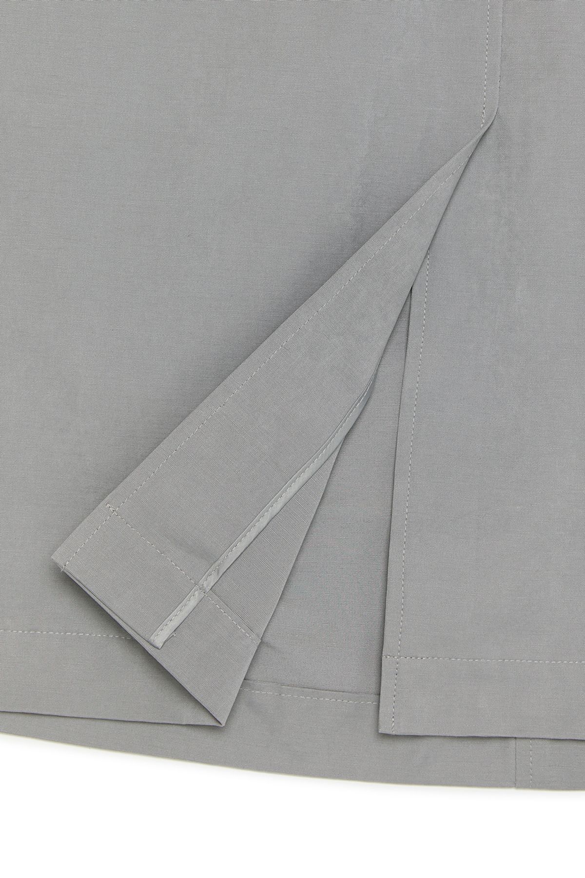 커렌트(CURRENT) CARGO DETAIL LONG SKIRT [GREY]