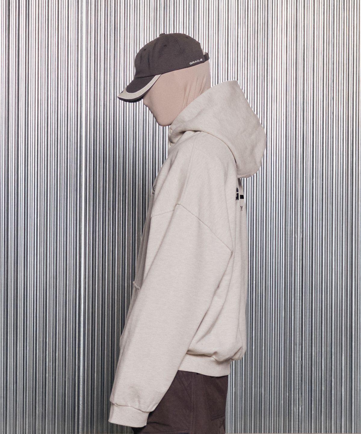 그레일즈(GRAILZ) ESSENTIAL OVERSIZED HOODIE [OATMEAL]