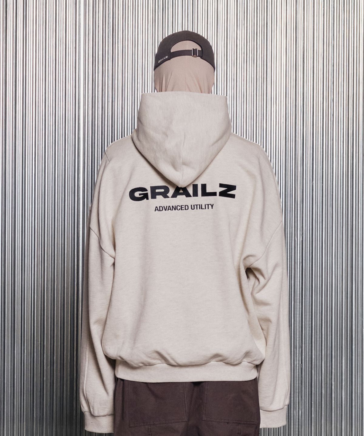 그레일즈(GRAILZ) ESSENTIAL OVERSIZED HOODIE [OATMEAL]