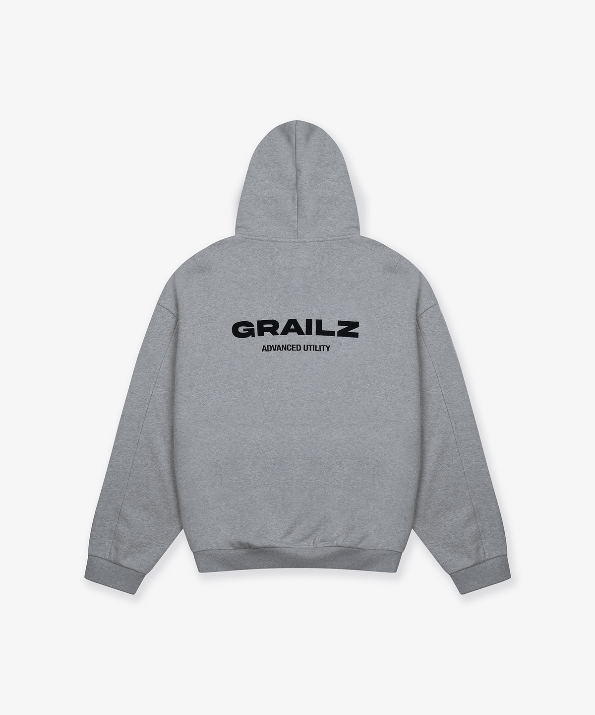 그레일즈(GRAILZ) ESSENTIAL OVERSIZED HOODIE [MELANGE GREY]