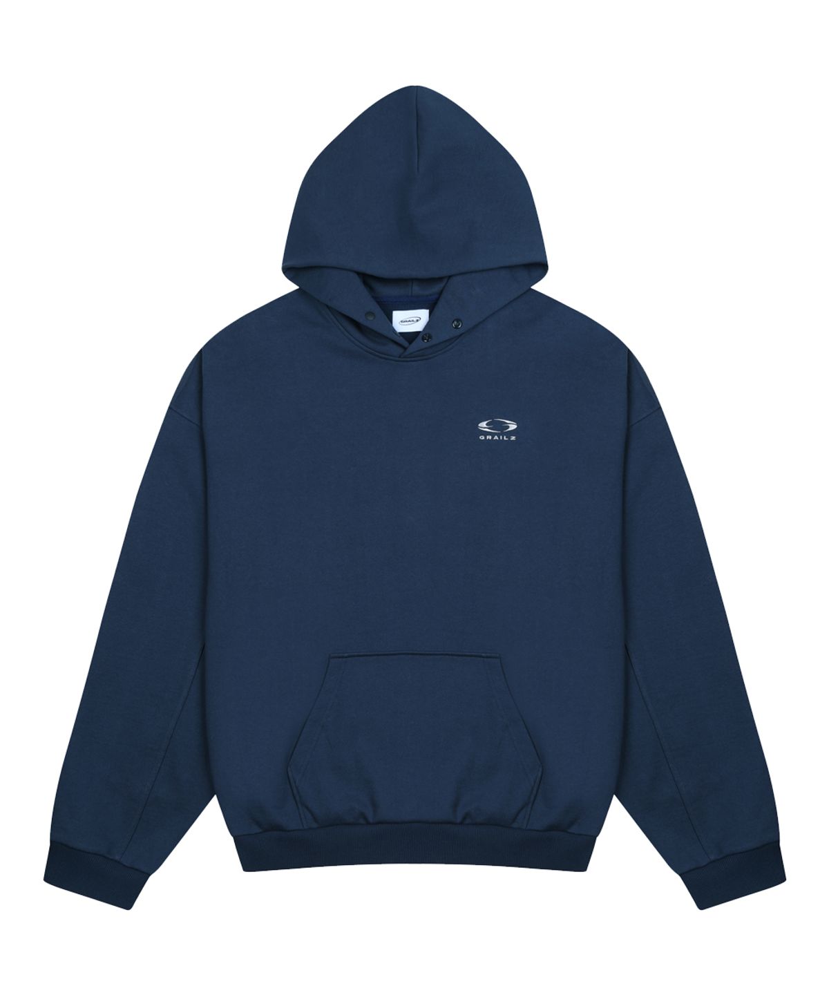그레일즈(GRAILZ) ESSENTIAL OVERSIZED HOODIE [NAVY]