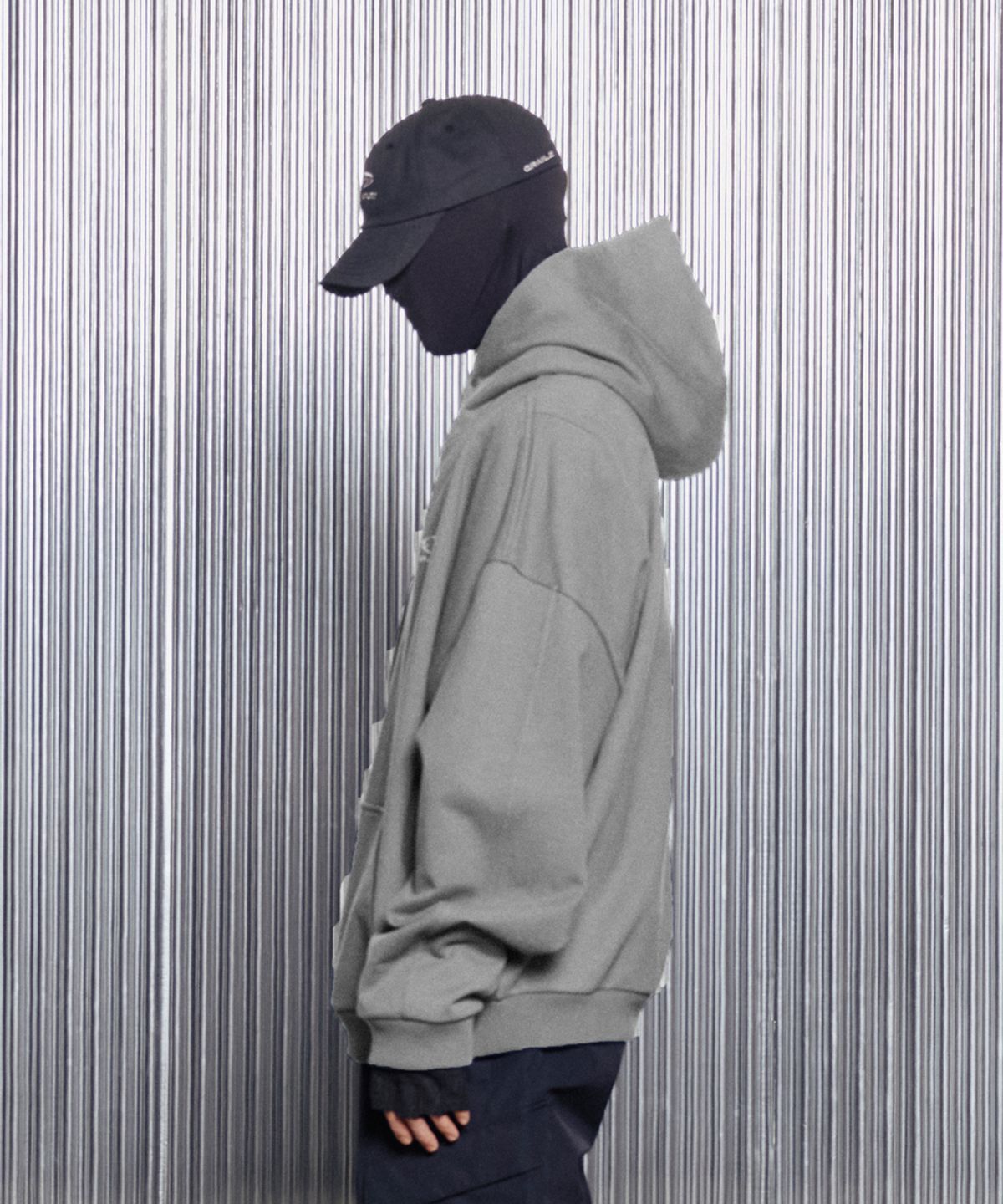 그레일즈(GRAILZ) ESSENTIAL OVERSIZED HOODIE [GREY]