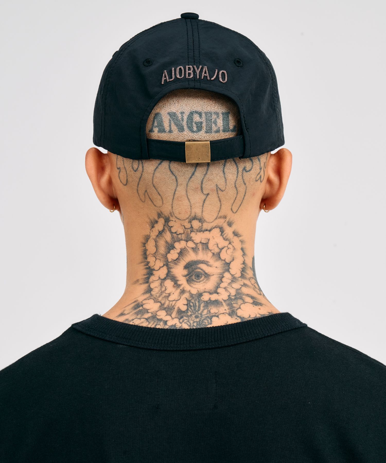 【激安通販 オンラインショップ】 MUSINSA [BLACK] Cap Nylon AJO Tribal [PBA] AJOBYAJO | 帽子