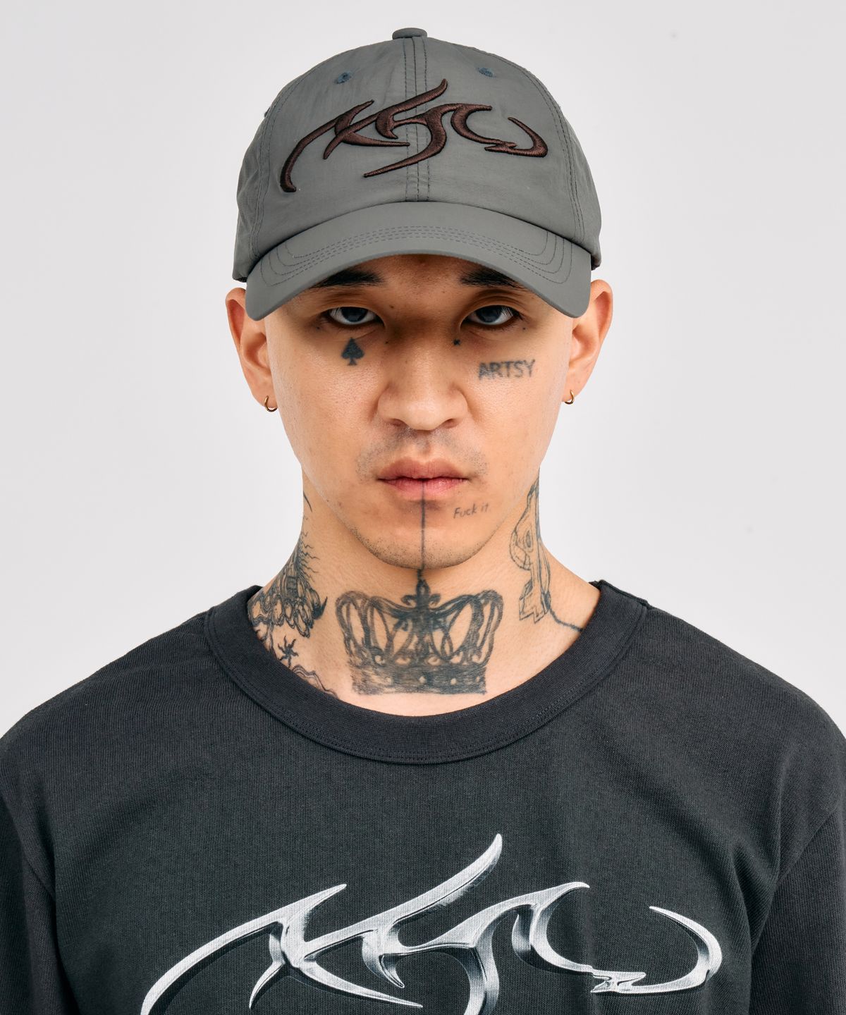 아조바이아조(AJOBYAJO) [PBA] Tribal AJO Nylon Cap [CHARCOAL]