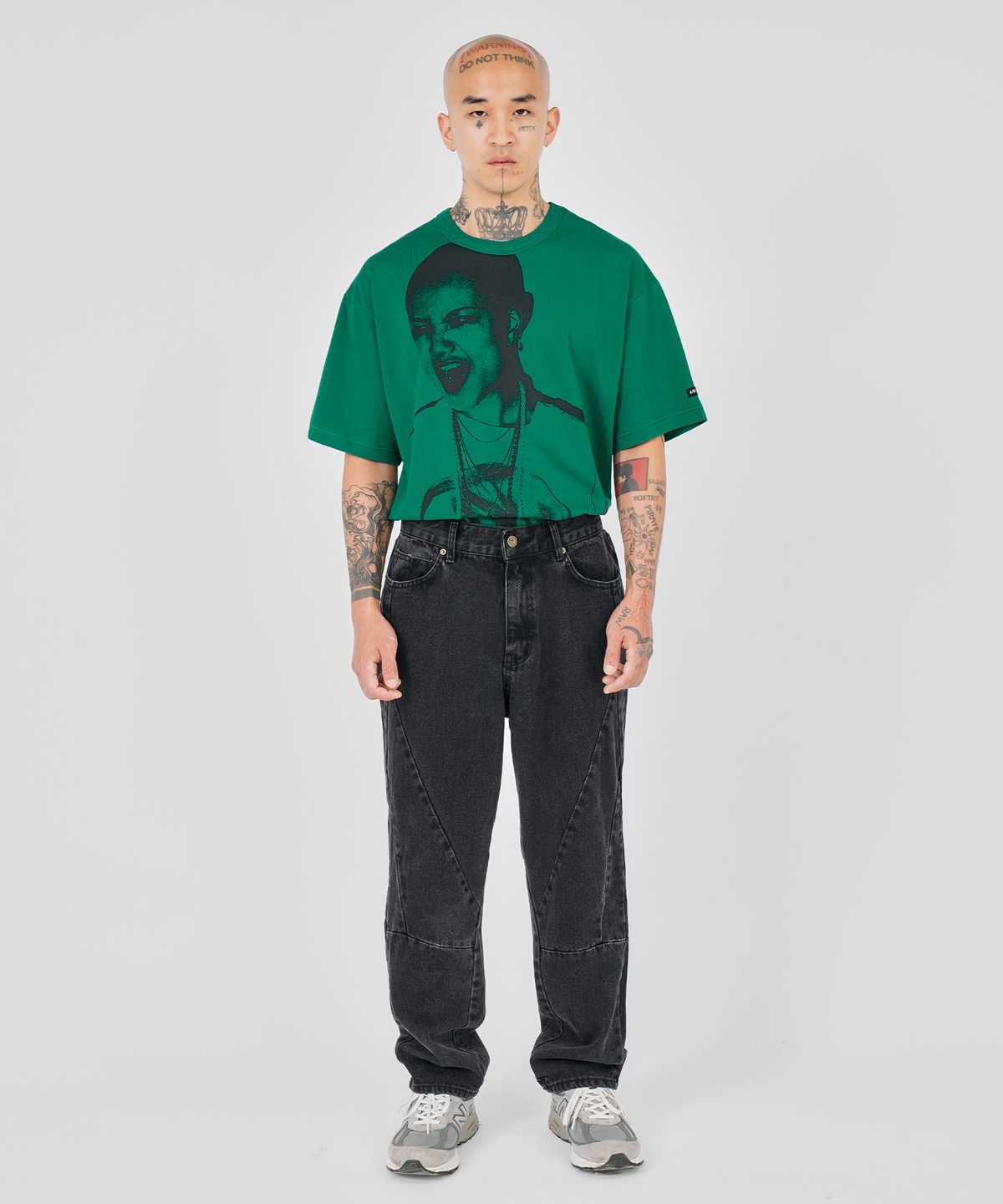 아조바이아조(AJOBYAJO) Robot Washed Jeans [BLACK]