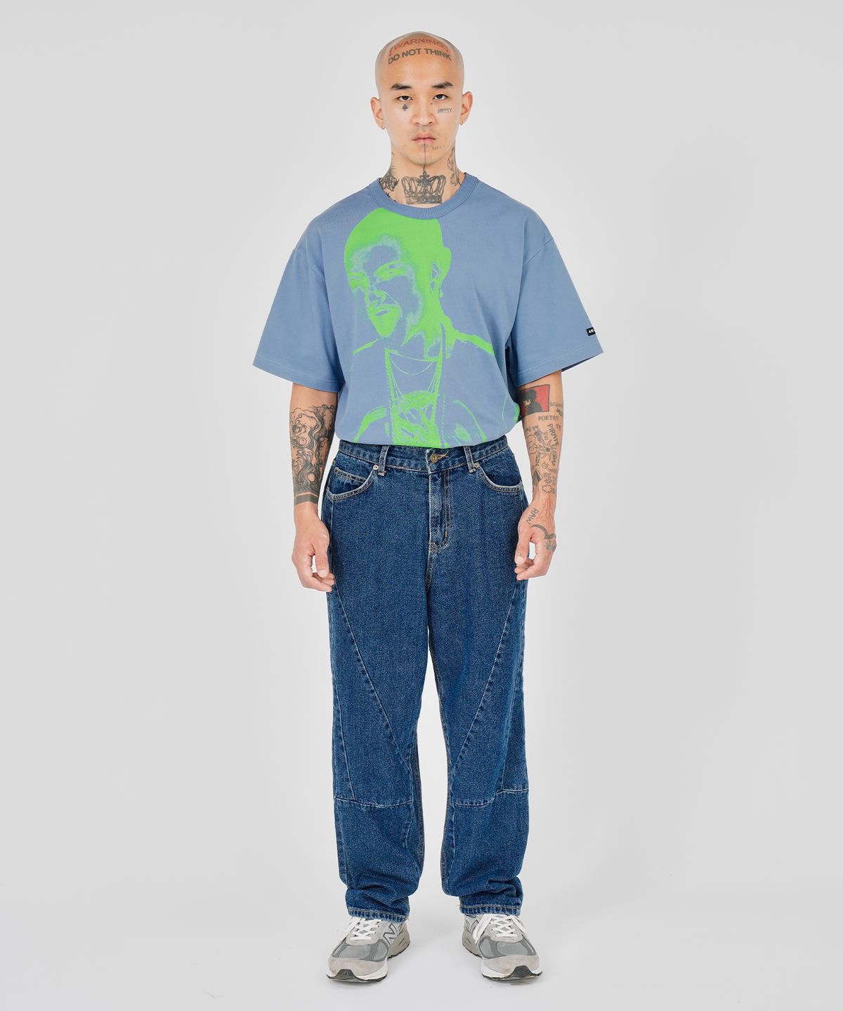 아조바이아조(AJOBYAJO) Robot Washed Jeans [BLUE]