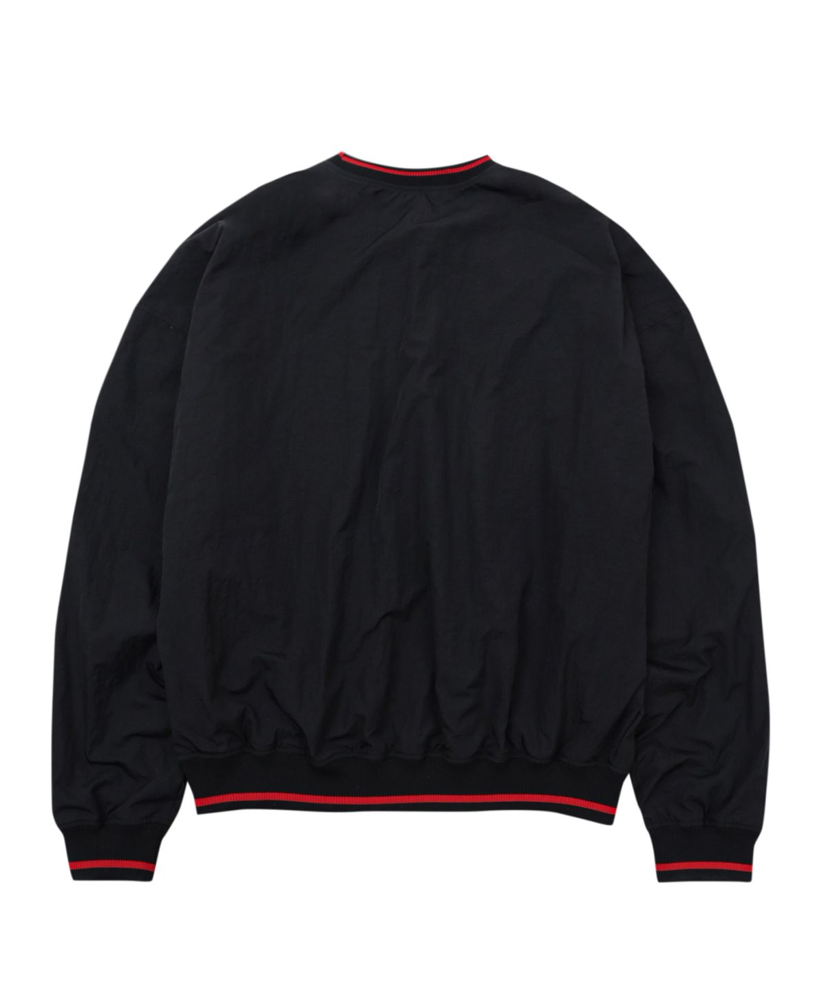 아조바이아조(AJOBYAJO) [PBA] Total Logo Nylon Sweatshirt [BLACK]