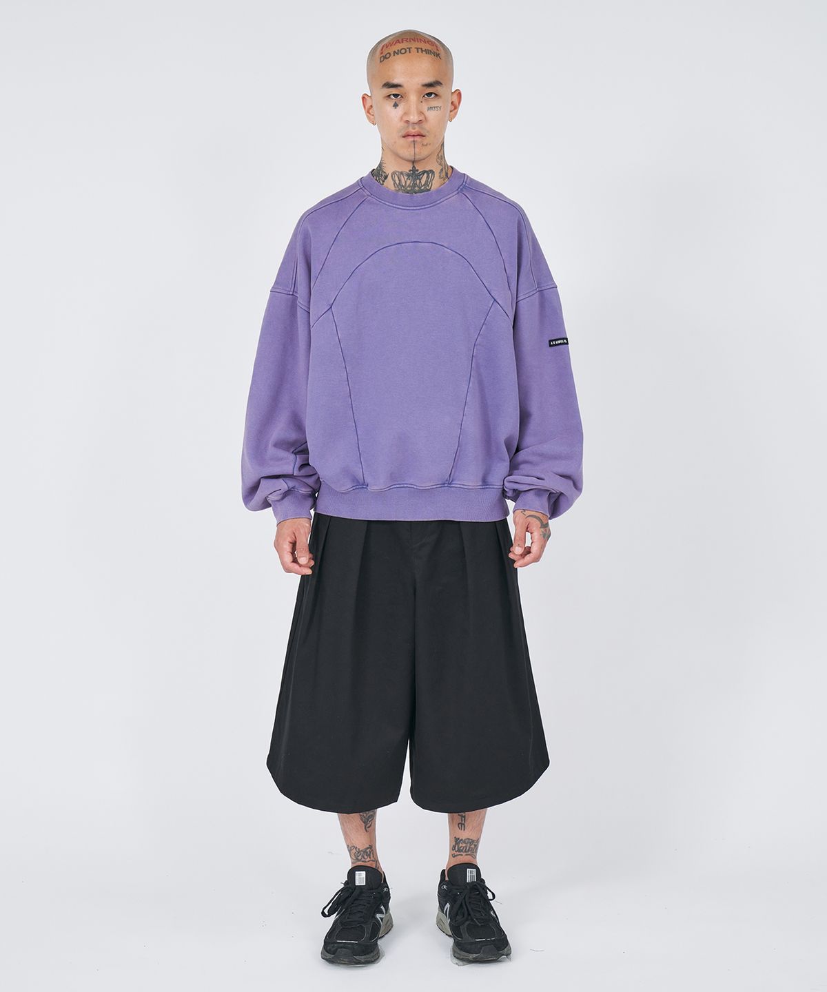 아조바이아조(AJOBYAJO) Robot Washed Sweatshirt [PURPLE]