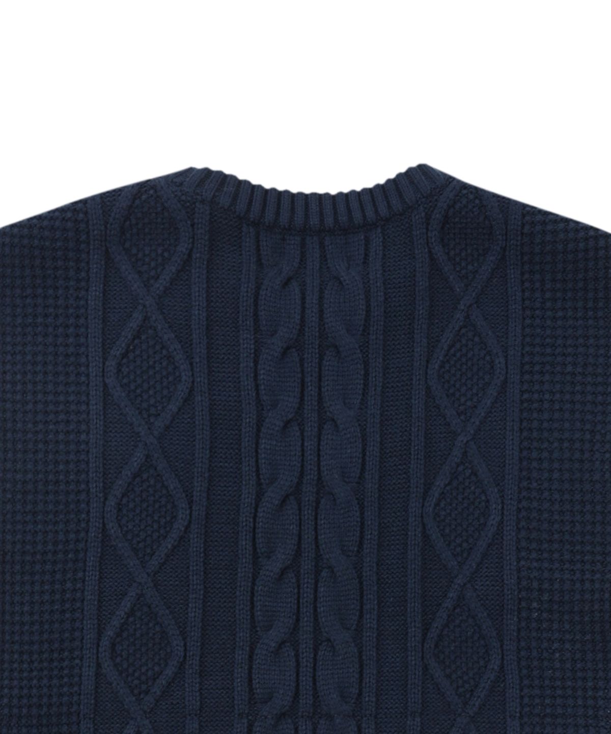 아조바이아조(AJOBYAJO) Strap Knit Vest [NAVY]