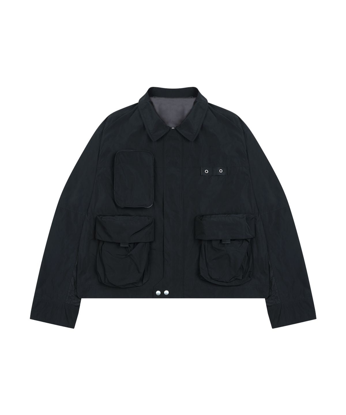 그레일즈(GRAILZ) MULTI POCKET TRUCKER JACKET [BLACK]