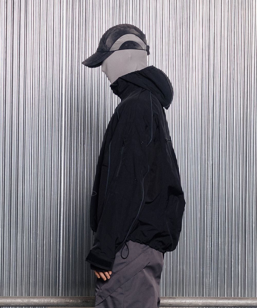 【GRAILZ】NYLON SHIELD JACKET [BLACK/GREY] MUSINSA | GRAILZ NYLON SHIELD JACKET [DEEP BLACK]