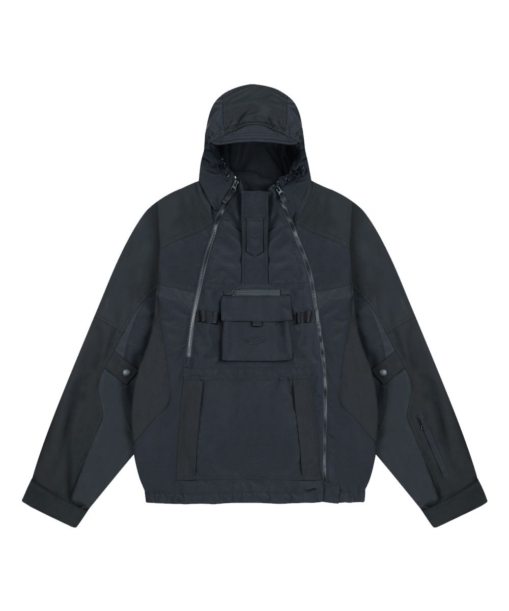 MUSINSA | GRAILZ TECHNICAL SHELL JACKET [BLACK]