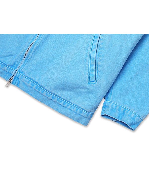 ★23SS★【YOUTHBATH】★pigment zip-up coach jacke.t★ MUSINSA | YOUTHBATH Pigment zip-up coach jacket _ Sky Blue