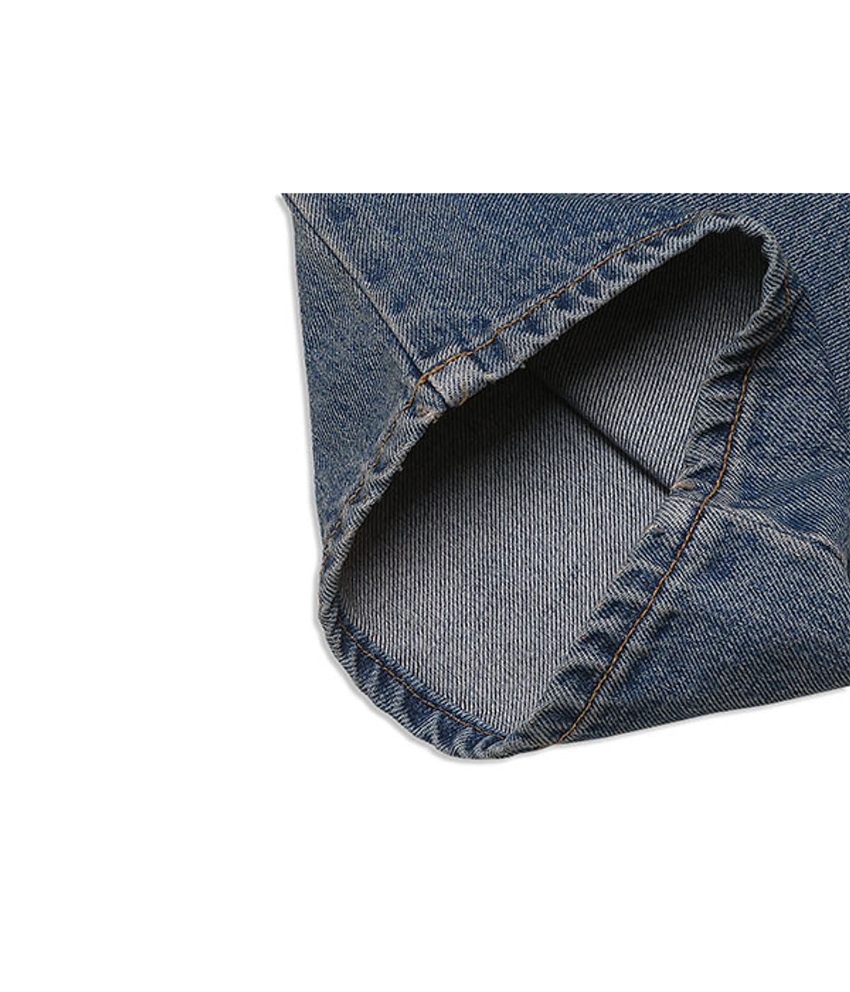 유쓰배쓰(YOUTHBATH) PK WRESTLER CARGO WORK PANTS_DENIM BLUE