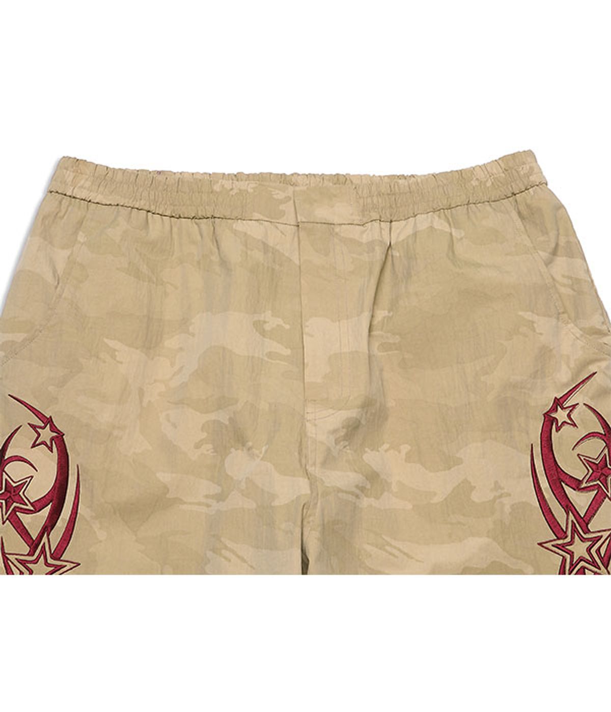 유쓰배쓰(YOUTHBATH) WIDE CAMO STRING BANDING PANTS_BEIGE