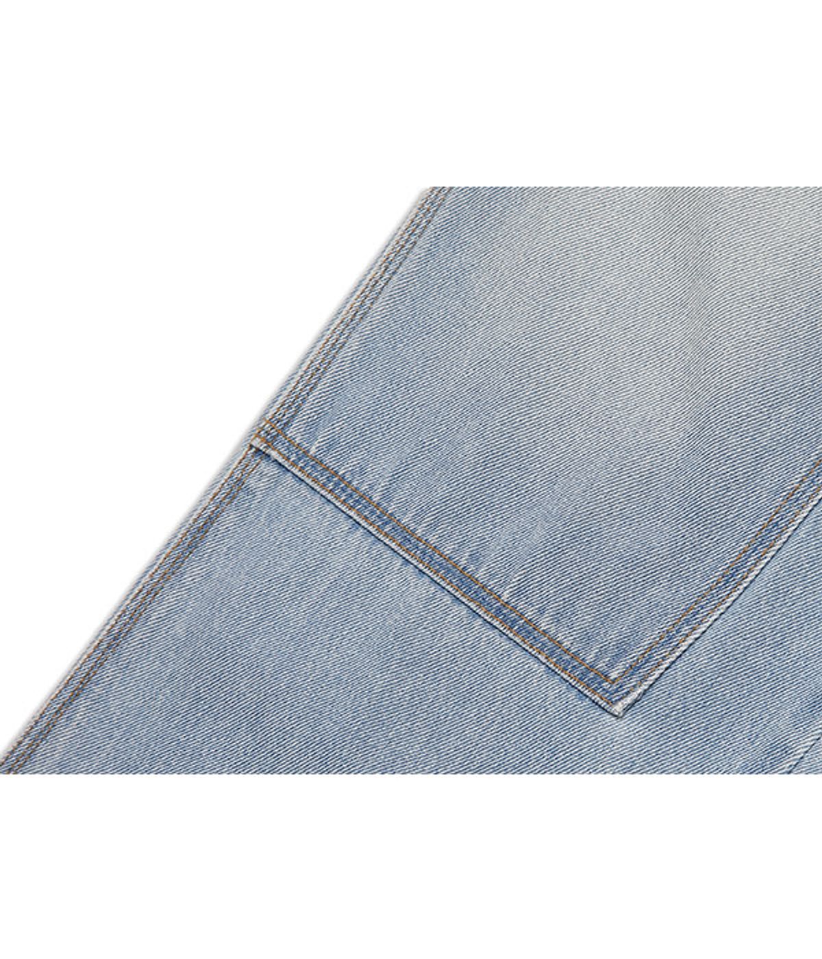 유쓰배쓰(YOUTHBATH) PATCH WORK DENIM PANTS_STAR BLUE