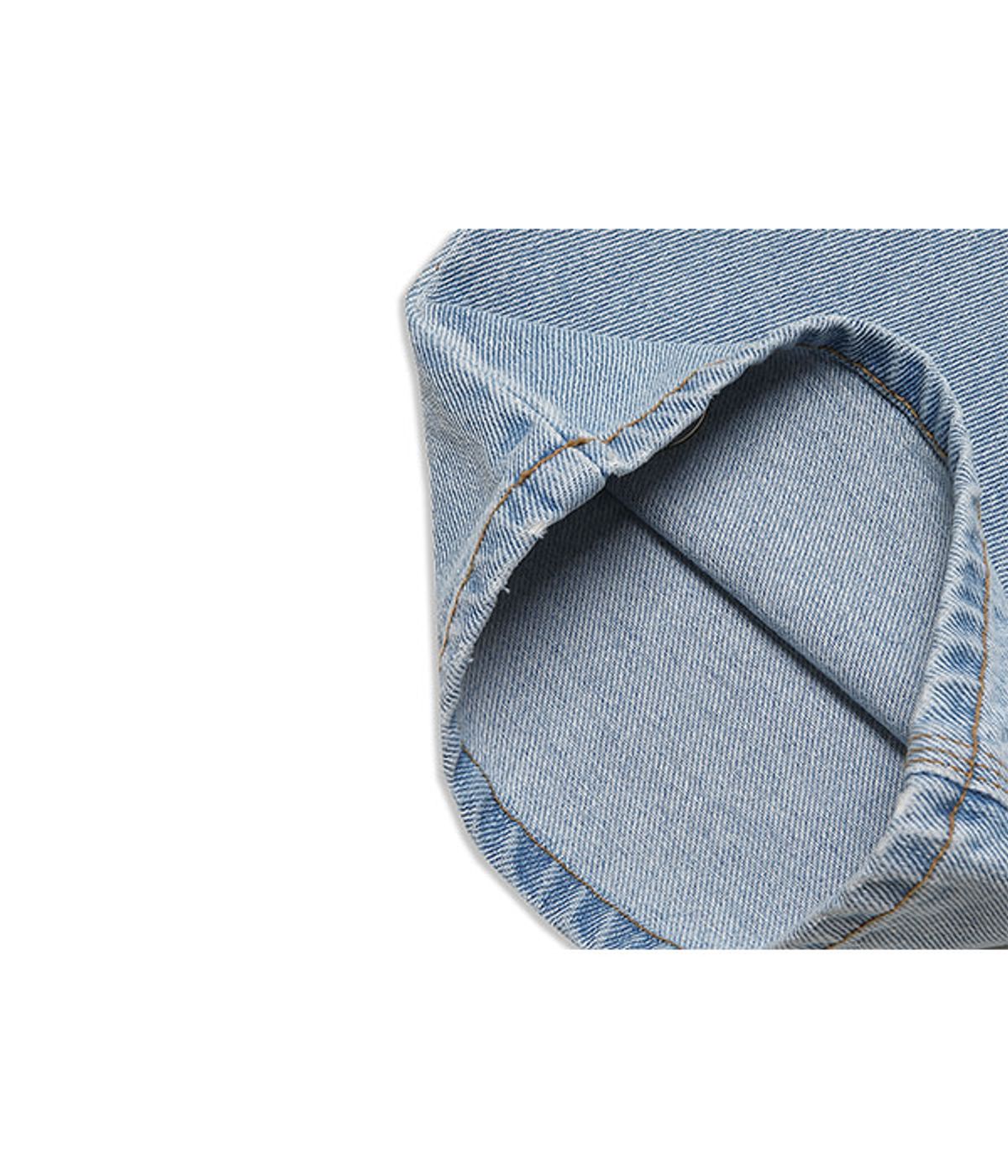 유쓰배쓰(YOUTHBATH) PATCH WORK DENIM PANTS_STAR BLUE