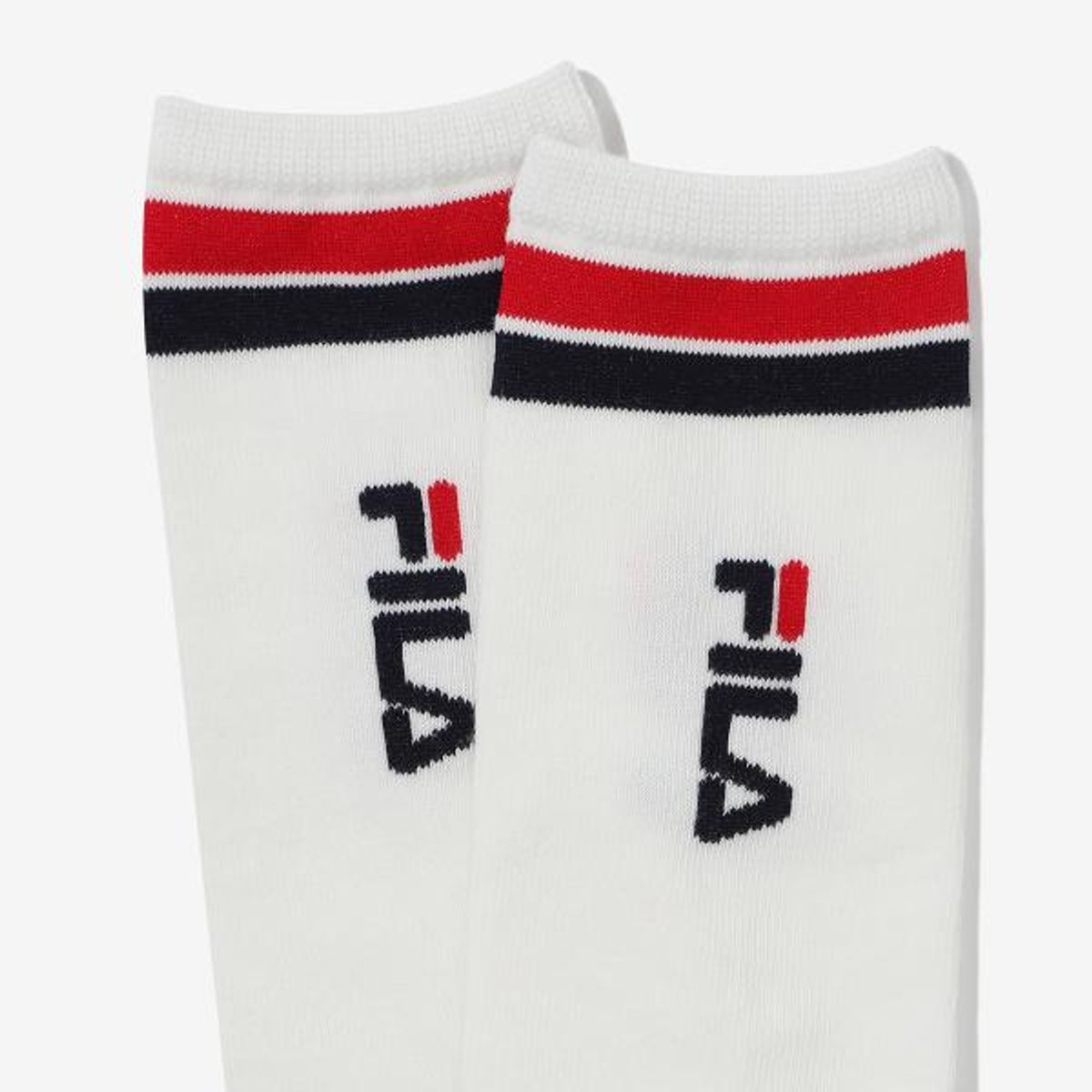 휠라 키즈(FILA KIDS) 리니어로고 니삭스(FK3SCF5351XOWH)