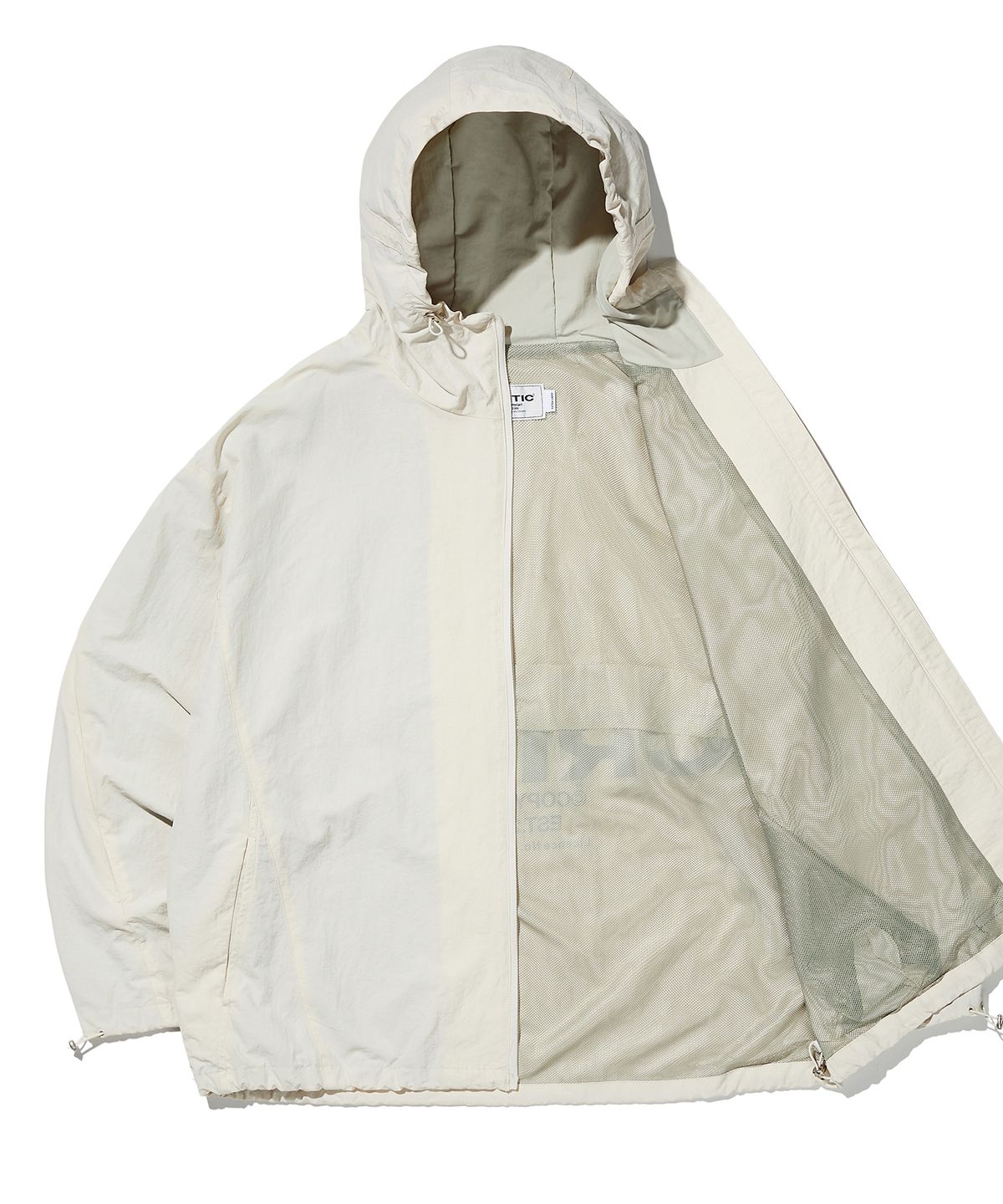 크리틱(CRITIC) Slash Shell Jacket Light Beige