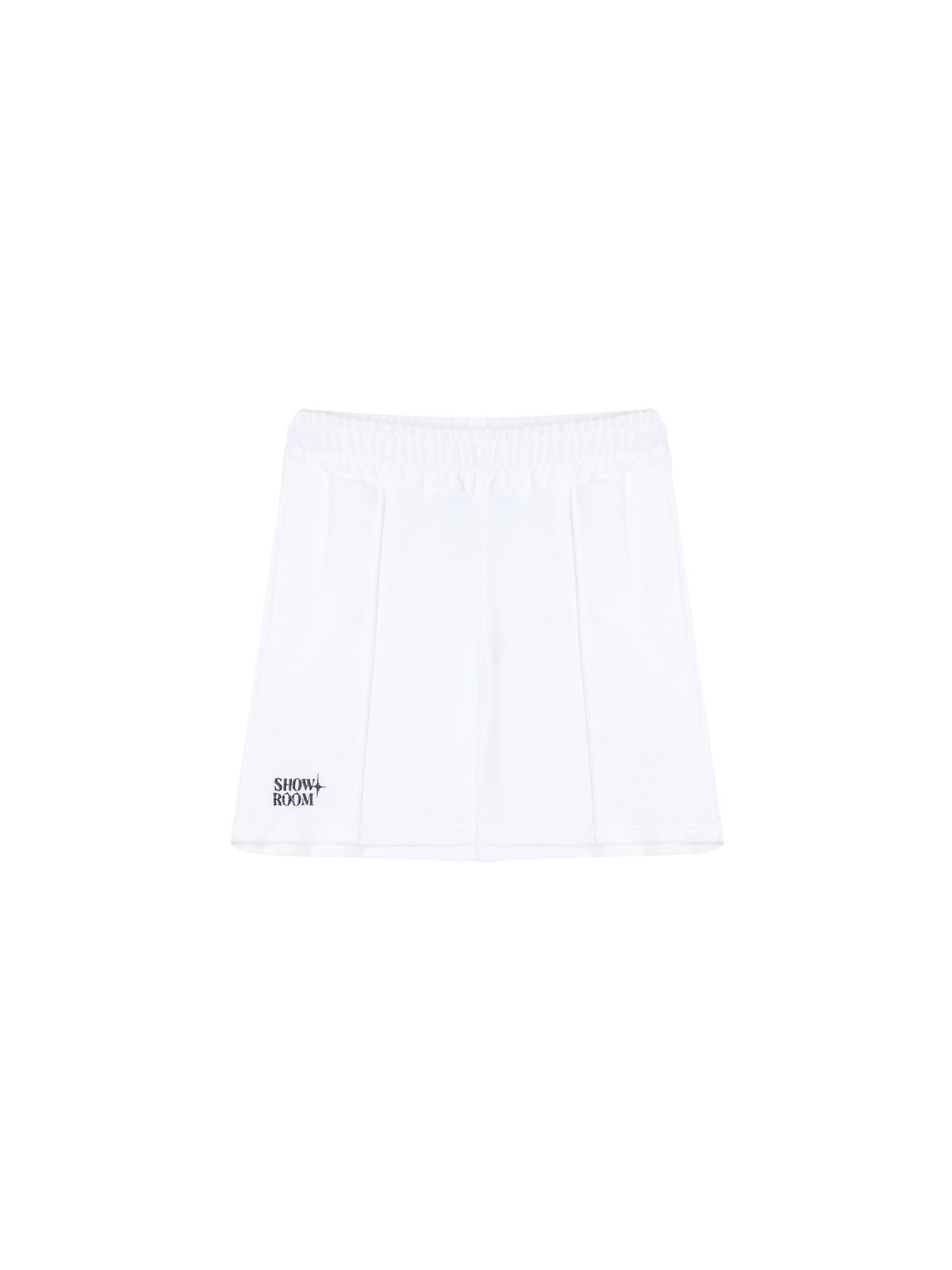 320쇼룸(320SHOWROOM) Logo Embroidery Pintuck Terry Banding Short pants Off White