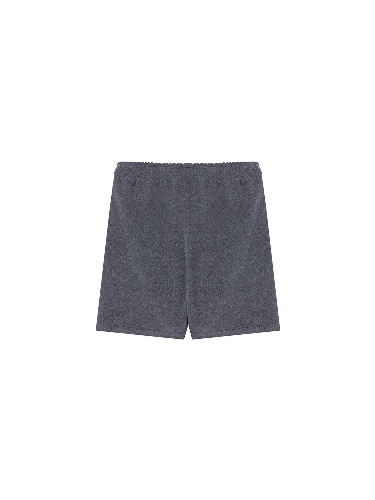 320쇼룸(320SHOWROOM) Logo Embroidery Pintuck Terry Banding Short pants Charcoal