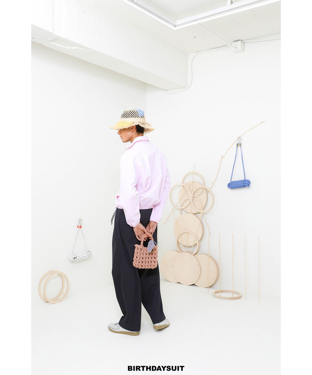 벌스데이수트(BIRTHDAYSUIT) 80S BLOUSON (PINK)