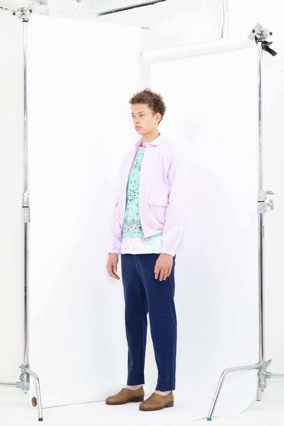 벌스데이수트(BIRTHDAYSUIT) 80S BLOUSON (PINK)