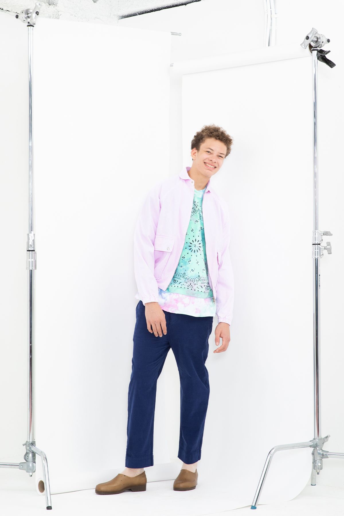 벌스데이수트(BIRTHDAYSUIT) 80S BLOUSON (PINK)